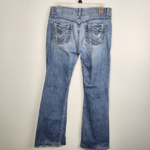 BKE Jeans Culture Stretch Size 29 Light Wash Distressed Womens streetwear - Picture 3 of 14